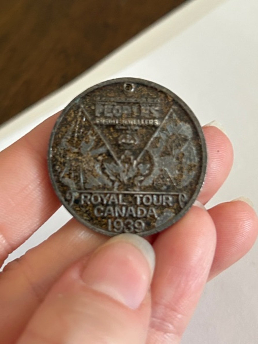 Vintage 1939 Royal Tour Canada Commemorative Coin